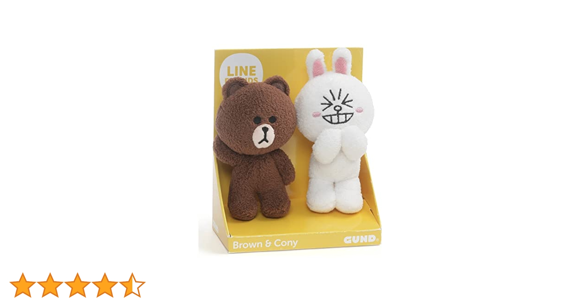 Amazon.co.jp: GUND LINE フレンズ ぬいぐるみ ブラウン コニー